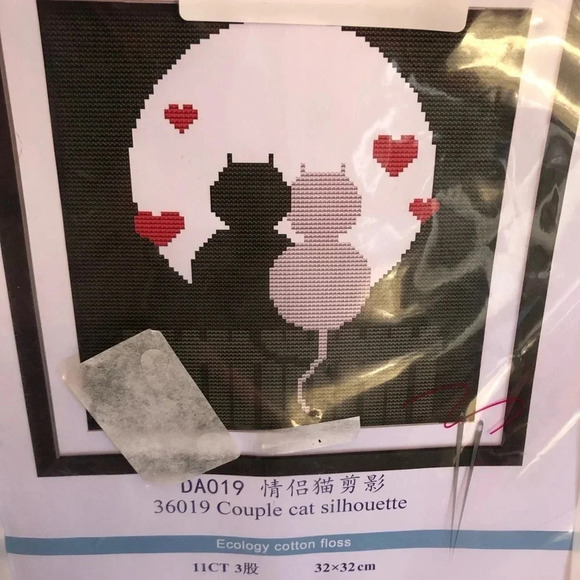 Joy Sunday Cat Cross  Stitch Kit - Picture 3 of 6